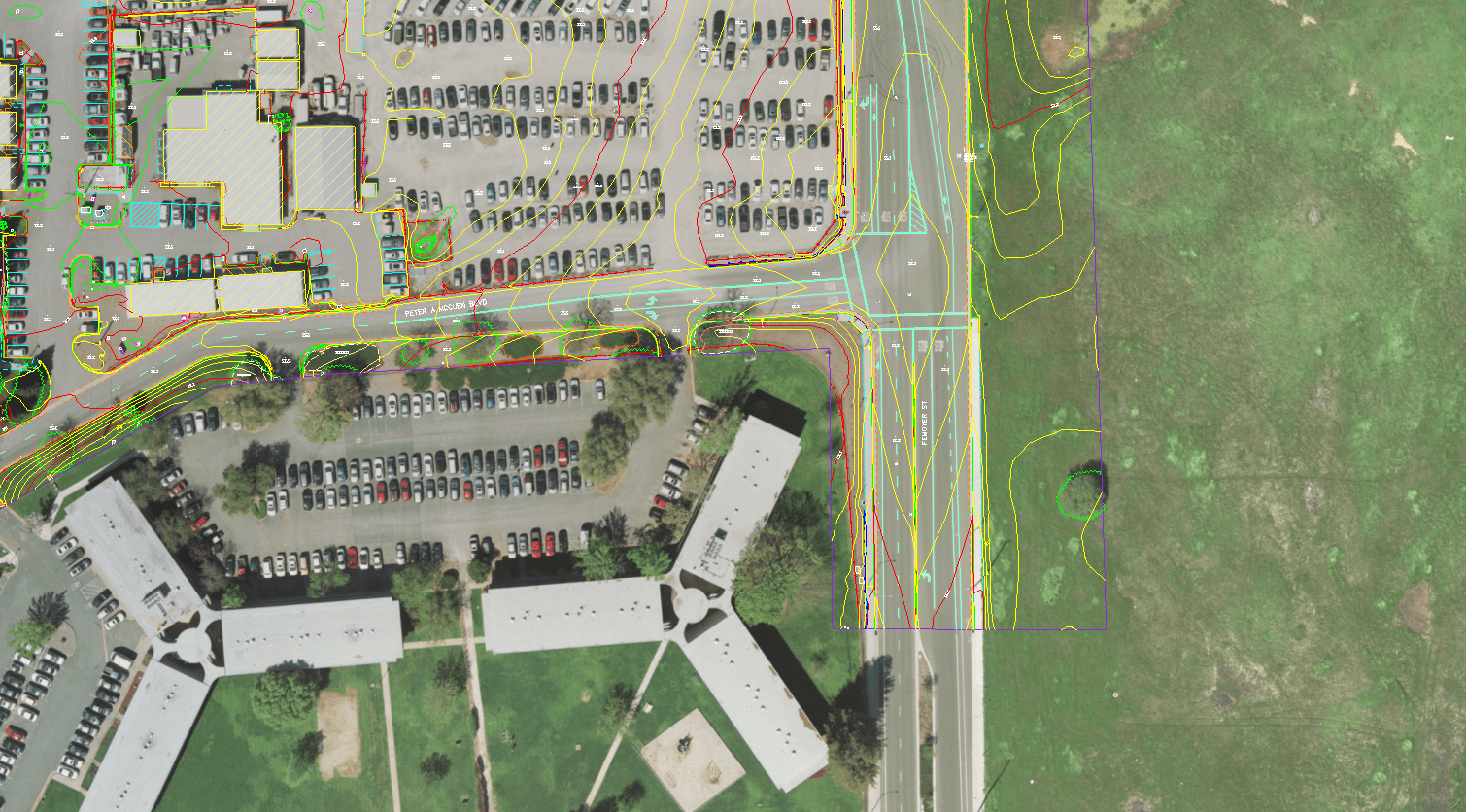 mather va hospital survey and mapping