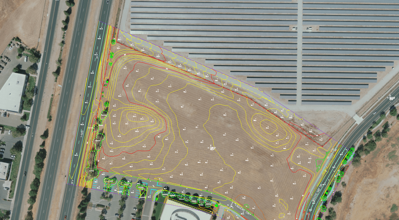 vacaville solar mapping and surveying